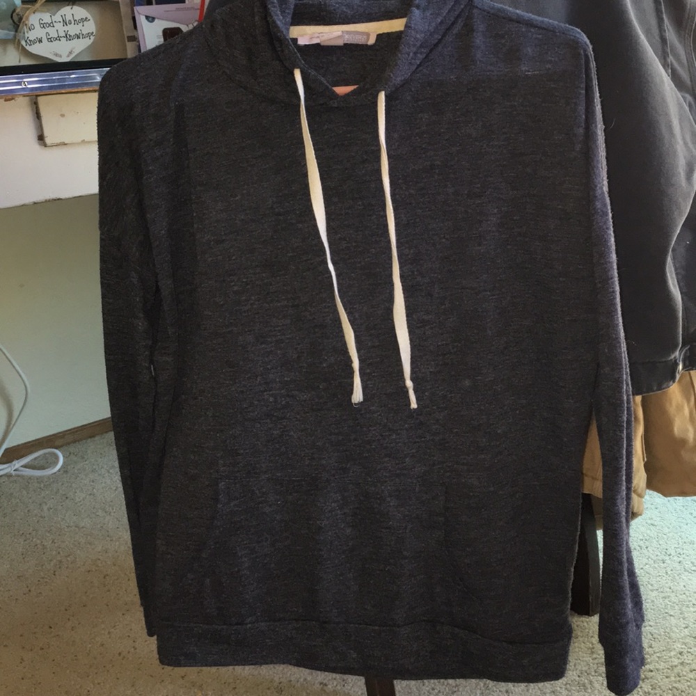 Forever 21 grey hoodie long sleeve